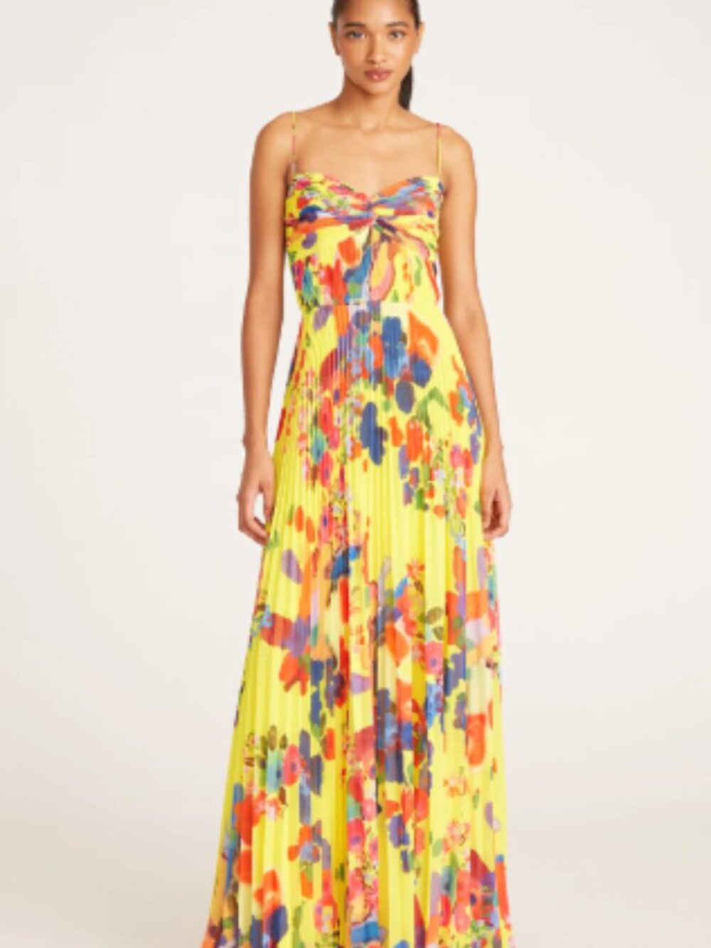 AMUR Dawson Pleated Gown (Size: 10)